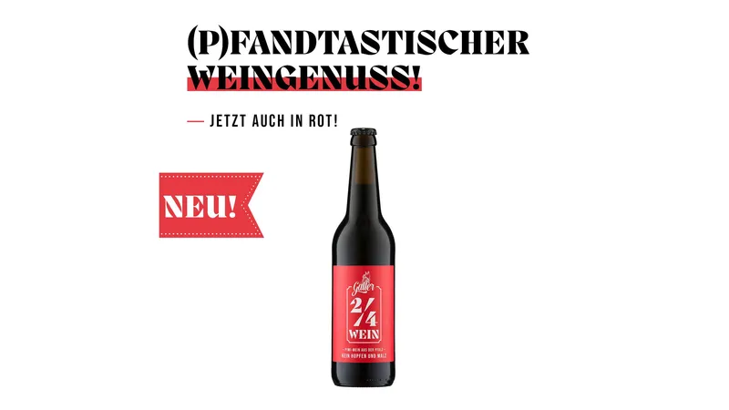 Galler 2/4 Piwi Rotwein QbA trocken, vegan von Weingut Ansgar Galler